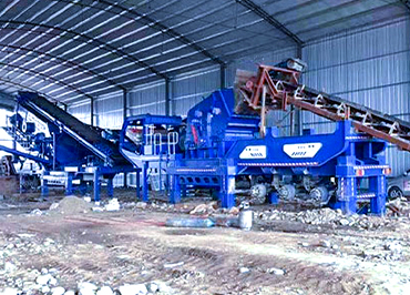 Guangzhou Huizhou 250 tons per hour mobile cone crushing line